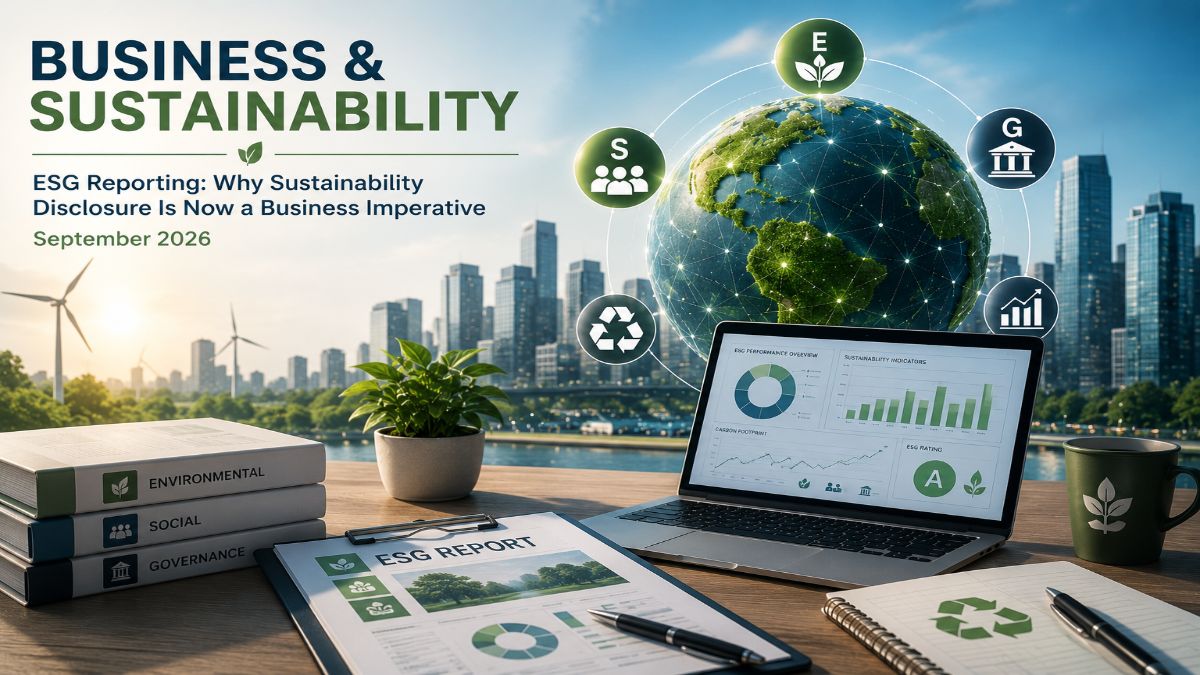 ESG Reporting: Why Sustainability Disclosure Is Now a Business Imperative?